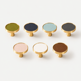 Leather-Wrapped Brass Cabinet Knobs & Pulls – FH-C024