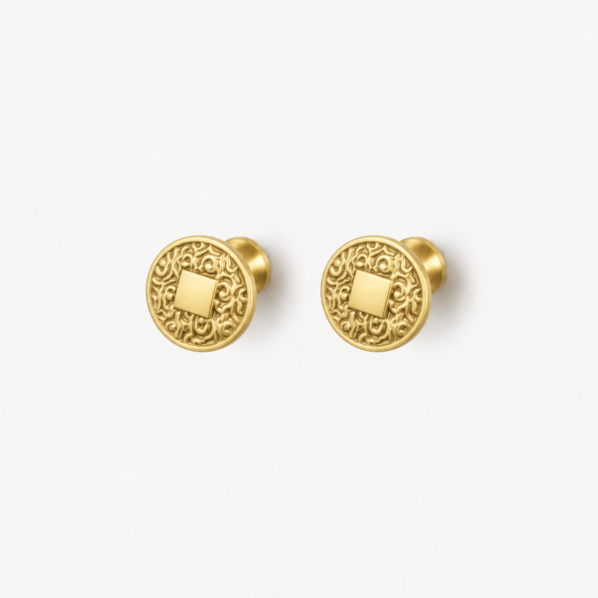 Ornate Solid Brass Cabinet Knobs & Pulls – FH-C013