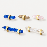 Natural Crystal & Brass Cabinet Knobs & Pulls – FH-C025