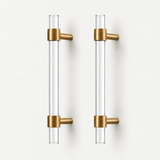 Acrylic & Brass Cabinet Knobs & Pulls – FH-C022
