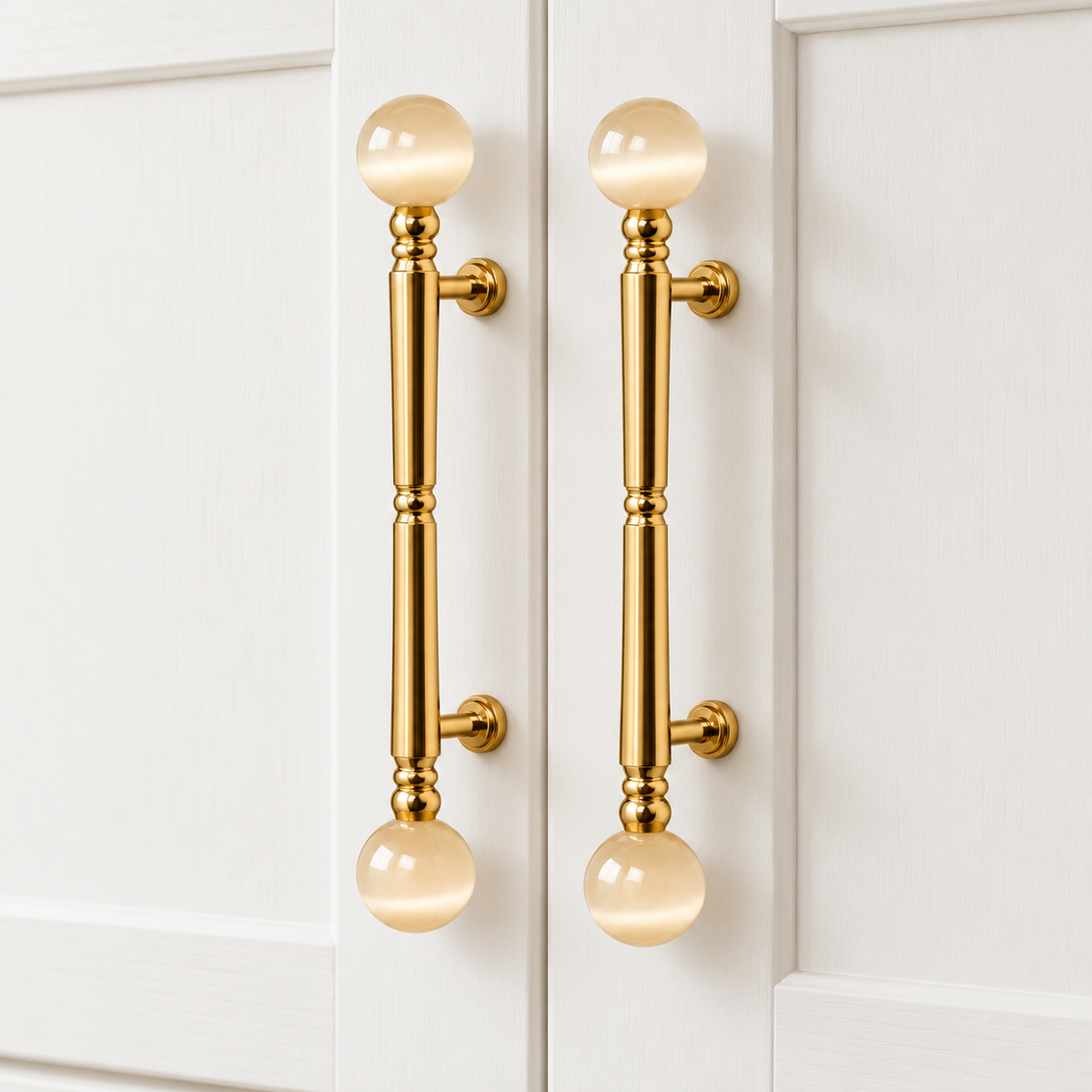 Gold-Tone Sphere Cabinet Knobs & Pulls – FH-C026