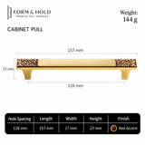 Ornate Solid Brass Cabinet Knobs & Pulls – FH-C013