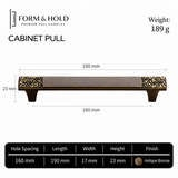 Ornate Solid Brass Cabinet Knobs & Pulls – FH-C013