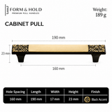 Ornate Solid Brass Cabinet Knobs & Pulls – FH-C013