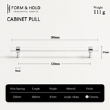 Acrylic & Brass Cabinet Knobs & Pulls – FH-C022