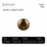 Solid Brass Round Cabinet Knobs – FH-C009