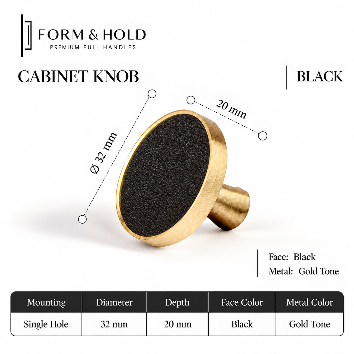 Leather-Wrapped Brass Cabinet Knobs & Pulls – FH-C024