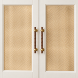 Walnut & Brass Cabinet Knobs & Pulls – FH-C028