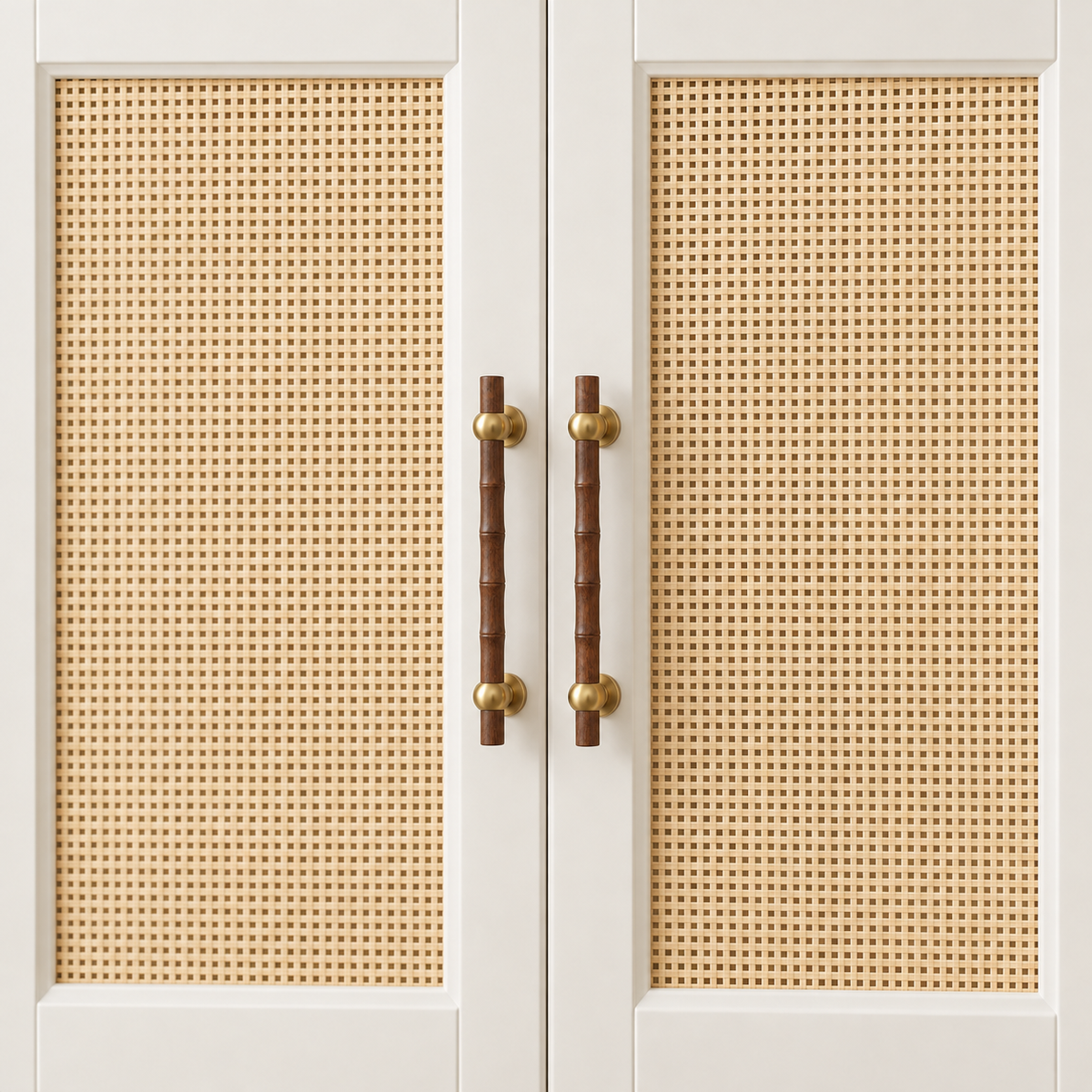 Walnut & Brass Cabinet Knobs & Pulls – FH-C028