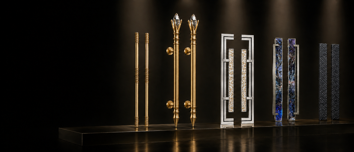 FORM & HOLD MYTHOS sculptural pull handle collection