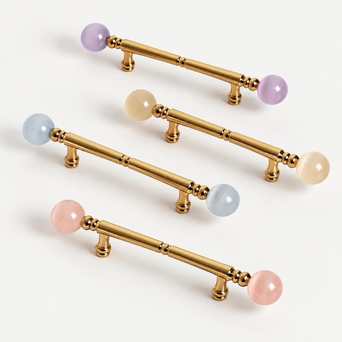 Gold-Tone Sphere Cabinet Knobs & Pulls – FH-C026