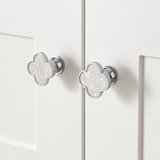 Brass & Resin Quatrefoil Cabinet Knob – FH-C015
