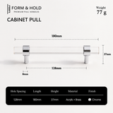 Acrylic & Brass Cabinet Knobs & Pulls – FH-C022