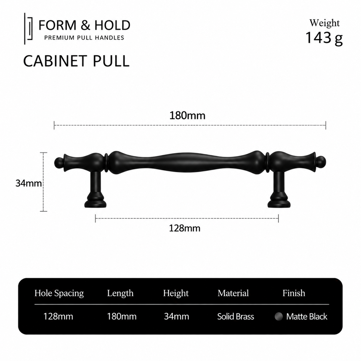 Classic Solid Brass Cabinet Knobs & Pulls – FH-C003