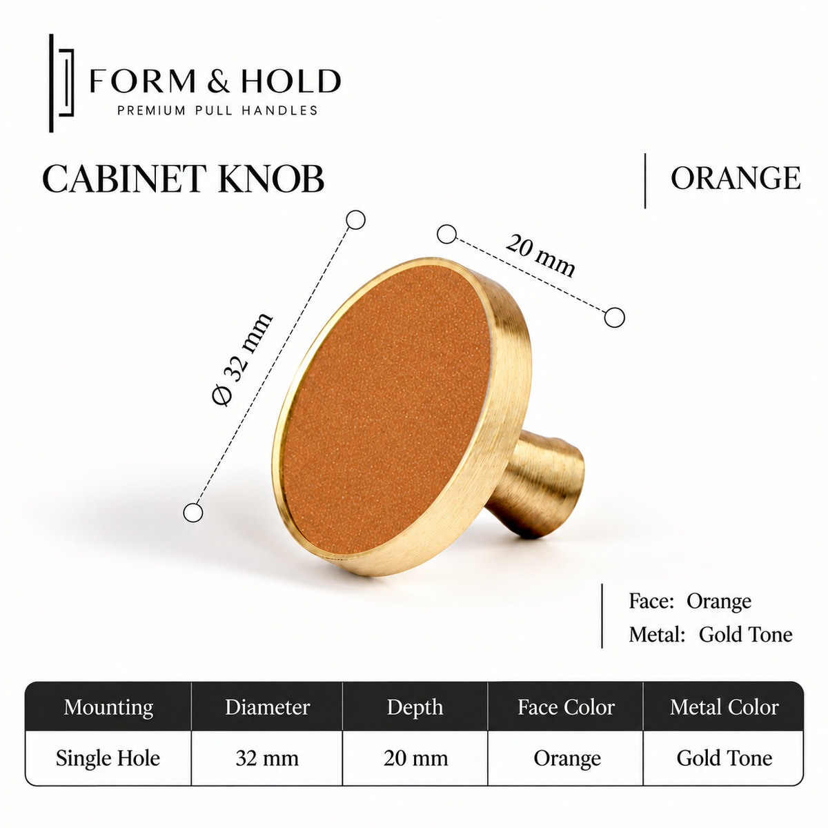 Leather-Wrapped Brass Cabinet Knobs & Pulls – FH-C024