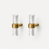 Acrylic & Brass Cabinet Knobs & Pulls – FH-C022