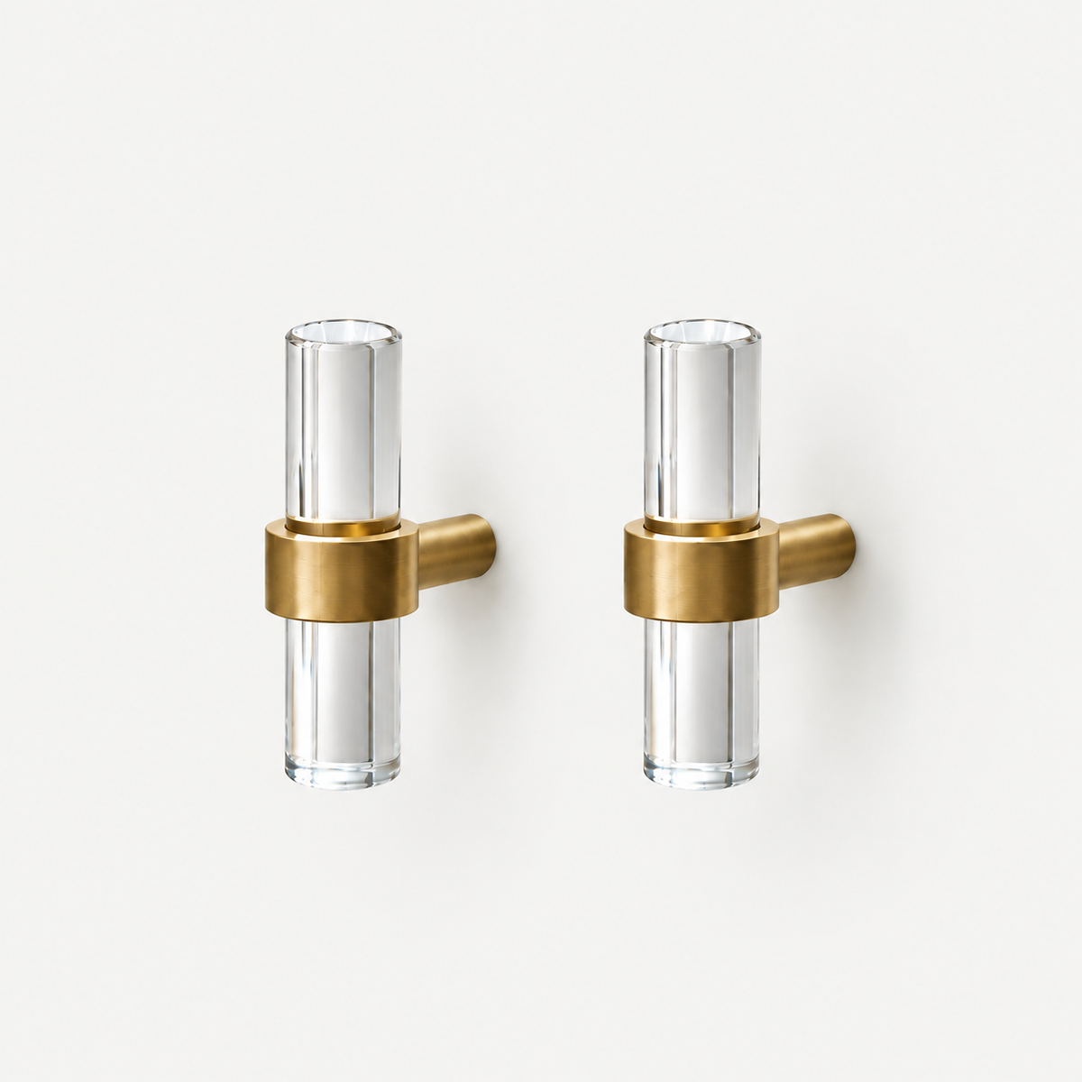 Acrylic & Brass Cabinet Knobs & Pulls – FH-C022