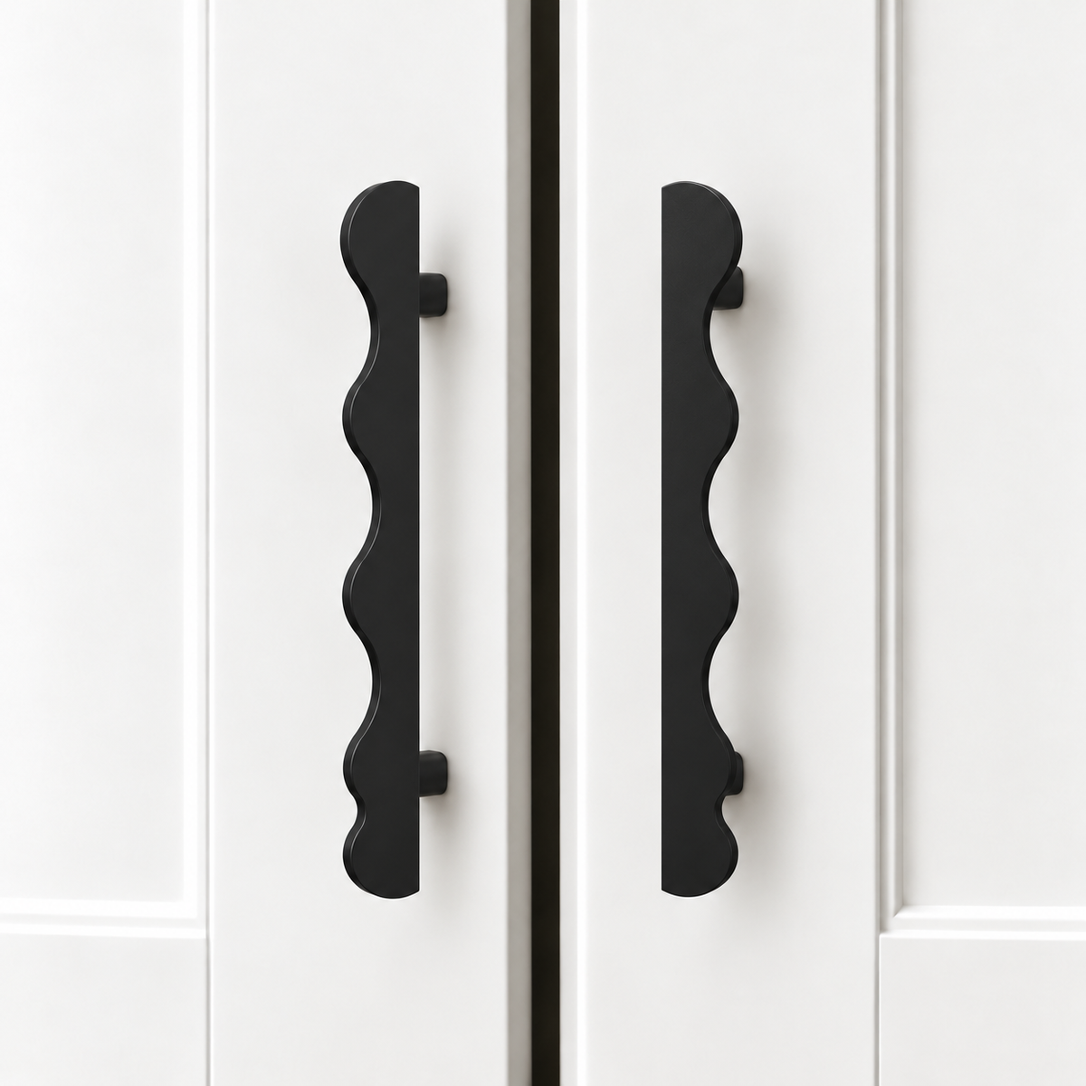 Solid Brass Wave Cabinet Pull – FH-C012