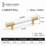 Leather-Wrapped Brass Cabinet Knobs & Pulls – FH-C024