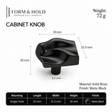 Sculptural Solid Brass Cabinet Knobs – FH-C014