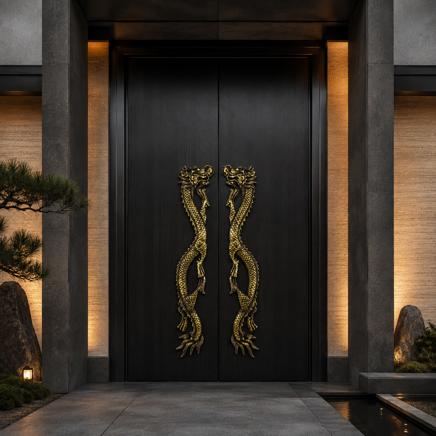 DRACO Sculptural Door Pull Handle
