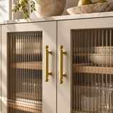Ribbed Sphere Solid Brass Cabinet Knobs & Pulls – FH-C011