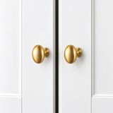 Solid Brass Oval Cabinet Knob – FH-C004
