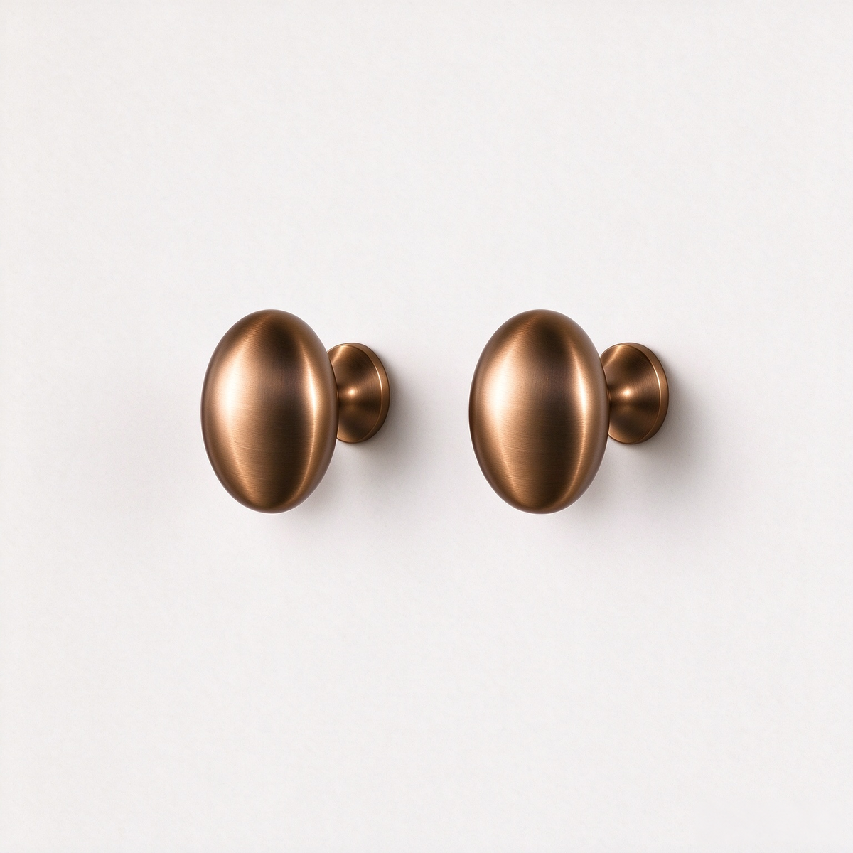 Solid Brass Oval Cabinet Knob – FH-C004