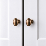 Solid Brass Oval Cabinet Knob – FH-C004