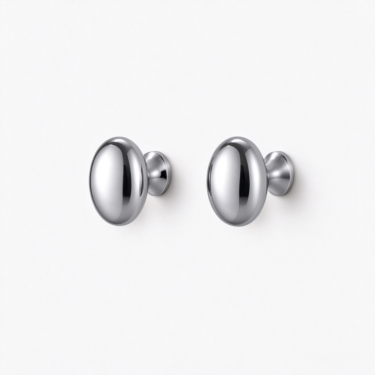 Solid Brass Oval Cabinet Knob – FH-C004