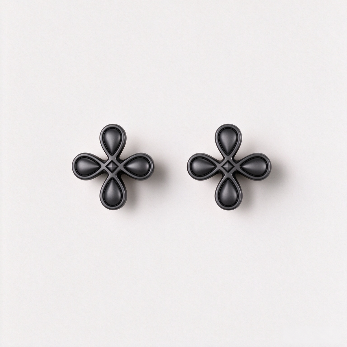 Solid Brass Quatrefoil Cabinet Knob & Ring Pull – FH-C005