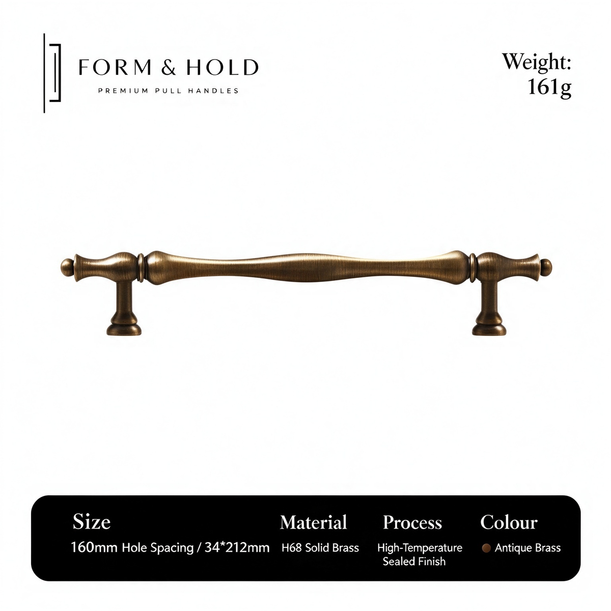 Classic Solid Brass Cabinet Knobs & Pulls – FH-C006