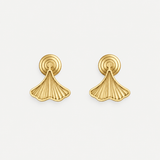 Solid Brass Ginkgo Leaf Cabinet Drop Pull – FH-C008