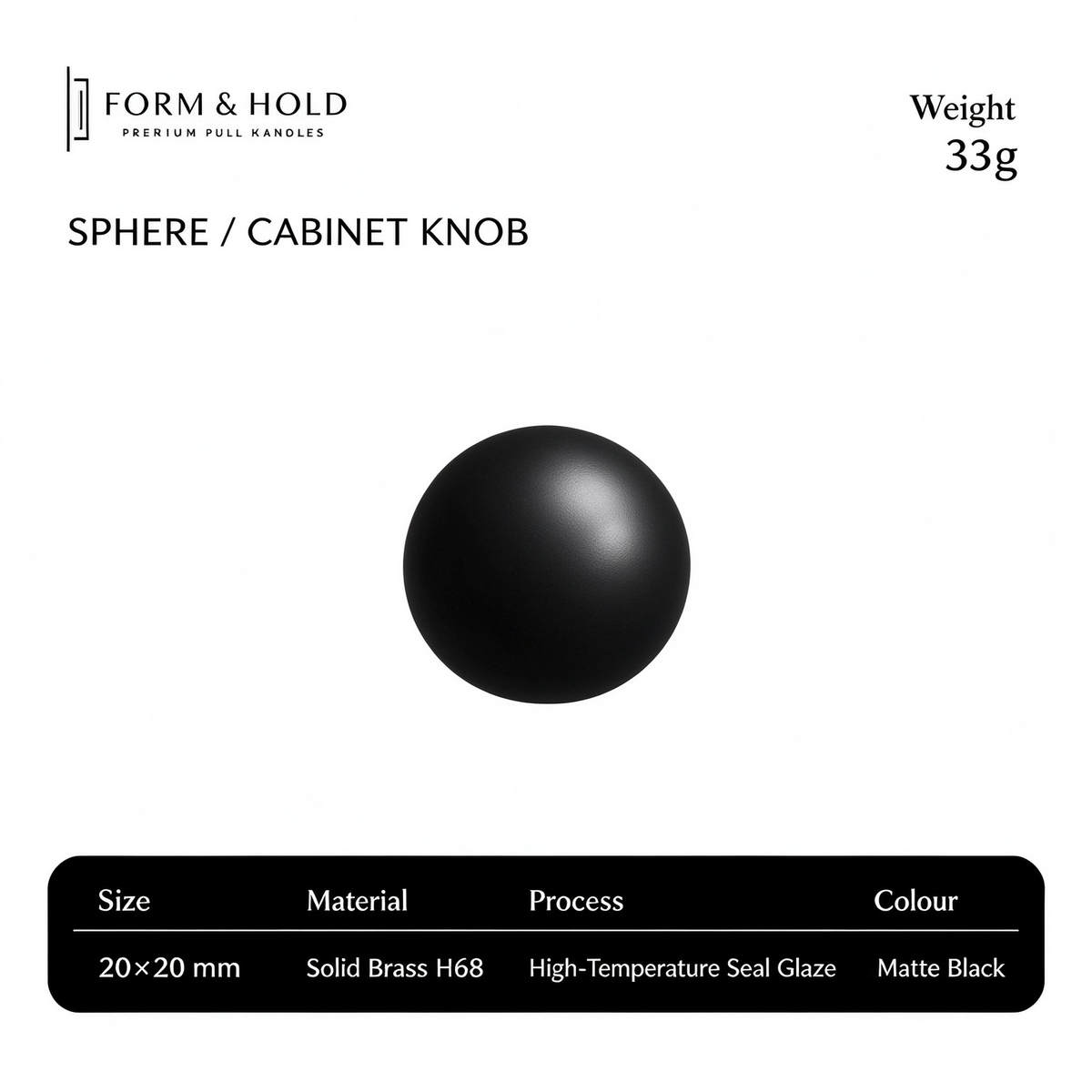 Solid Brass Round Cabinet Knobs – FH-C009