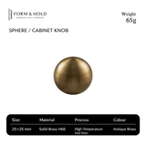 Solid Brass Round Cabinet Knobs – FH-C009