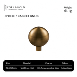 Solid Brass Round Cabinet Knobs – FH-C009
