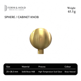 Solid Brass Round Cabinet Knobs – FH-C009