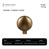 Solid Brass Round Cabinet Knobs – FH-C009