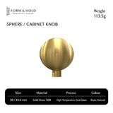 Solid Brass Round Cabinet Knobs – FH-C009