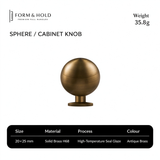 Solid Brass Round Cabinet Knobs – FH-C009