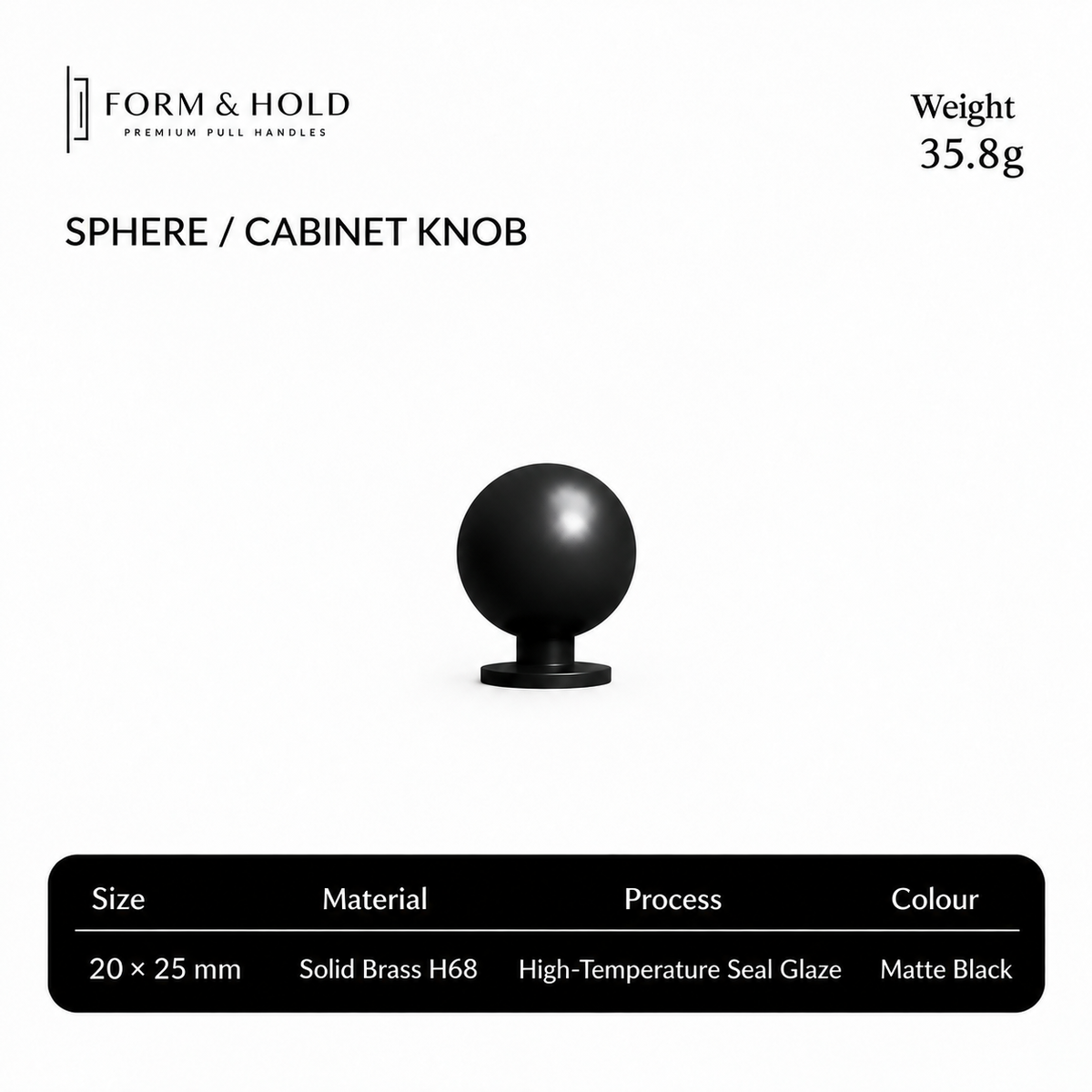 Solid Brass Round Cabinet Knobs – FH-C009