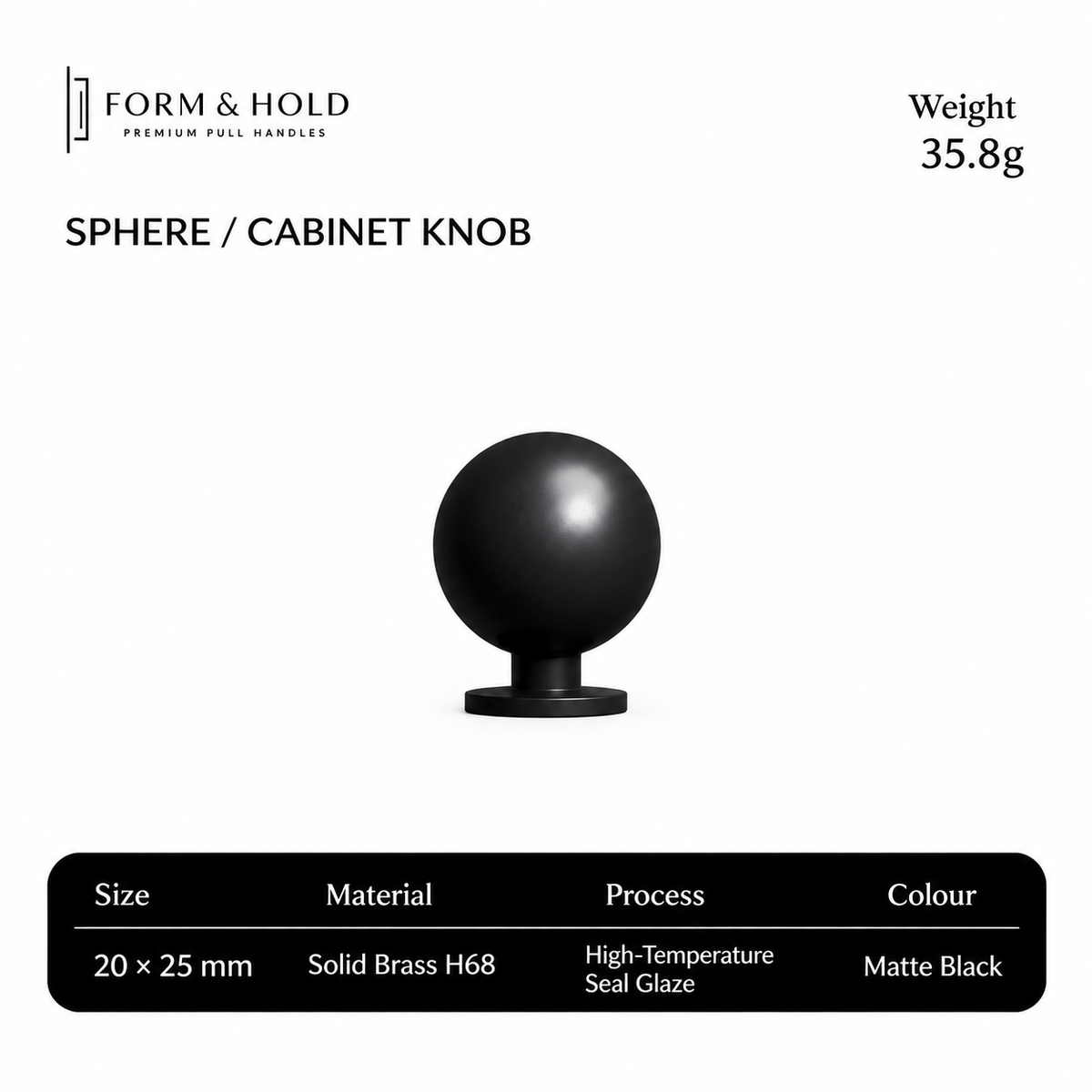 Solid Brass Round Cabinet Knobs – FH-C009