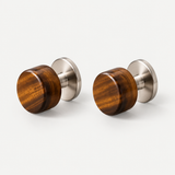 Brass Cabinet Knob with Decorative Inset – FH-C016