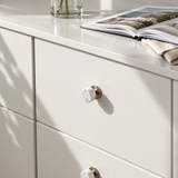 Brass Cabinet Knob with Decorative Inset – FH-C016