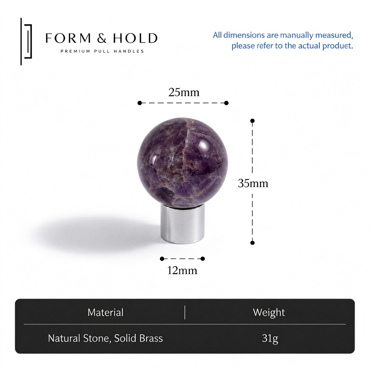 Sphere-Accent Cabinet Knobs & Bar Pulls – FH-C021