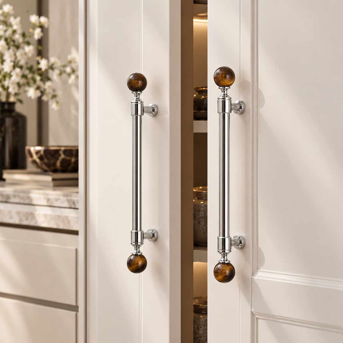 Sphere-Accent Cabinet Knobs & Bar Pulls – FH-C021