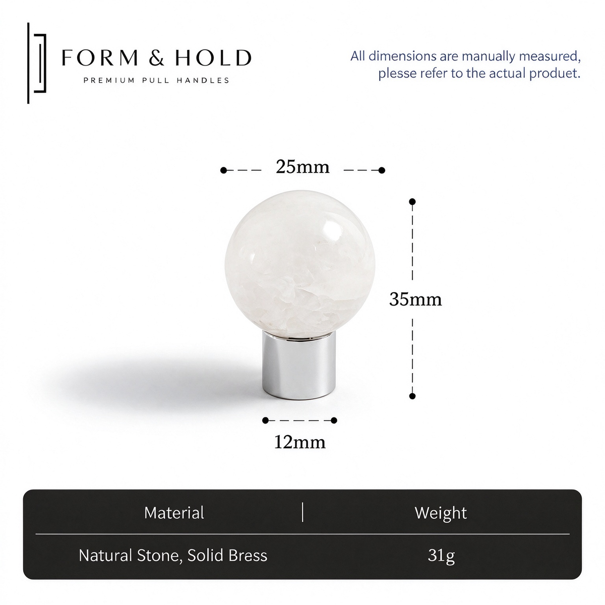 Sphere-Accent Cabinet Knobs & Bar Pulls – FH-C021