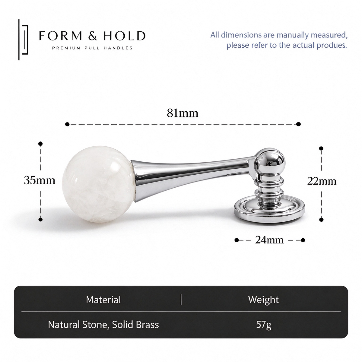 Sphere-Accent Cabinet Knobs & Bar Pulls – FH-C021