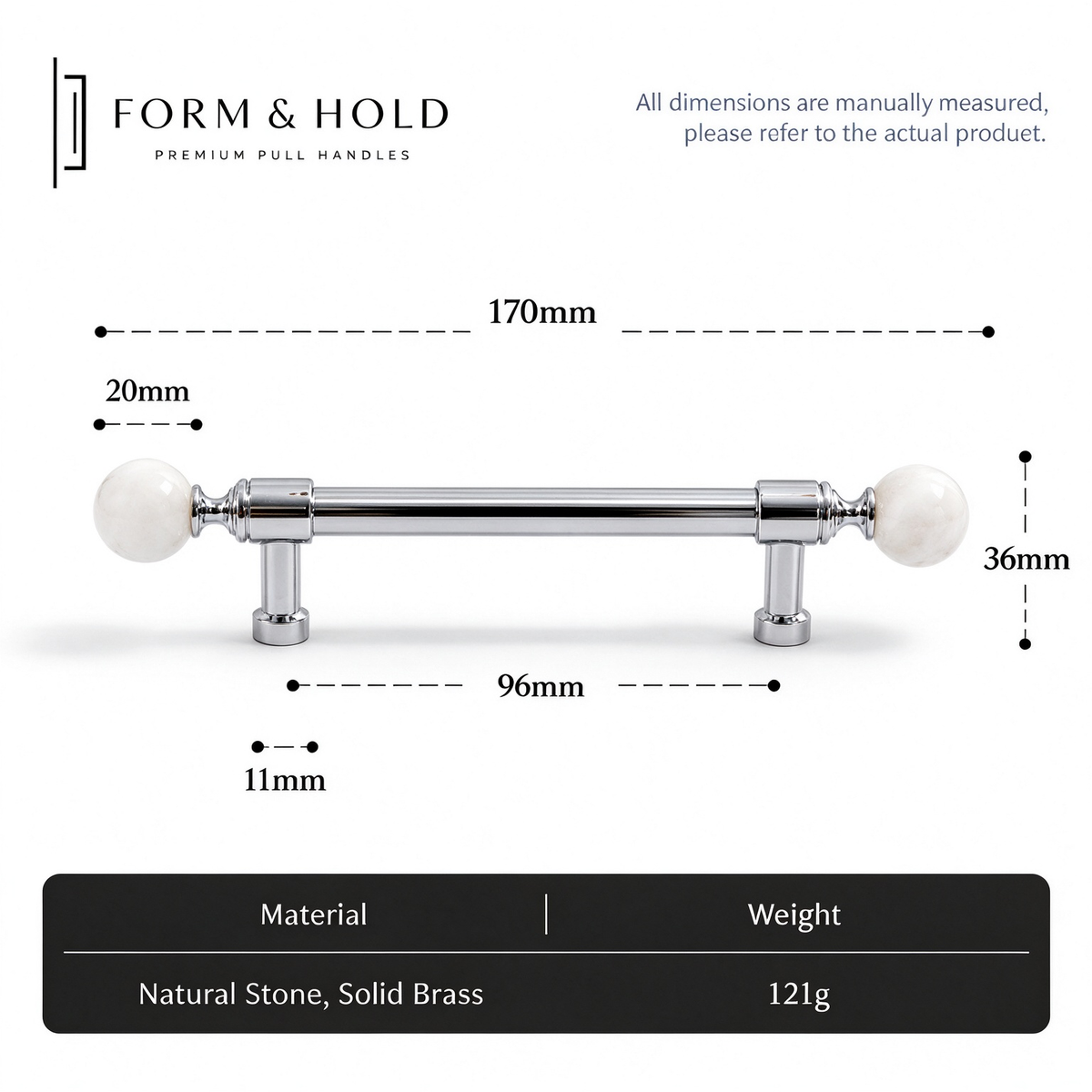 Sphere-Accent Cabinet Knobs & Bar Pulls – FH-C021