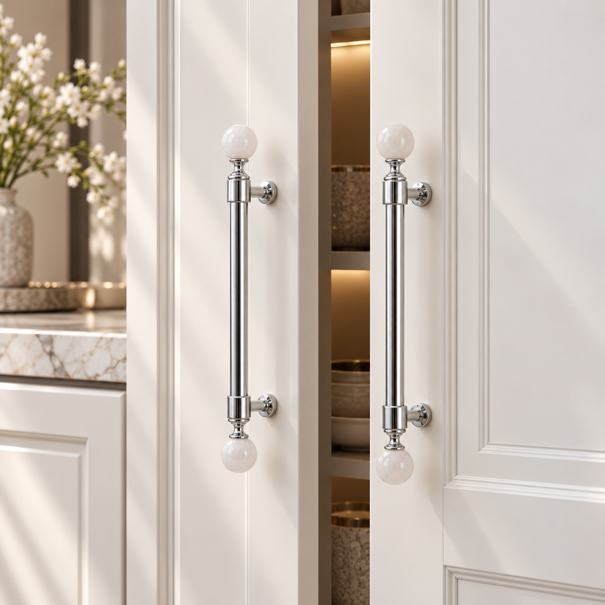Sphere-Accent Cabinet Knobs & Bar Pulls – FH-C021